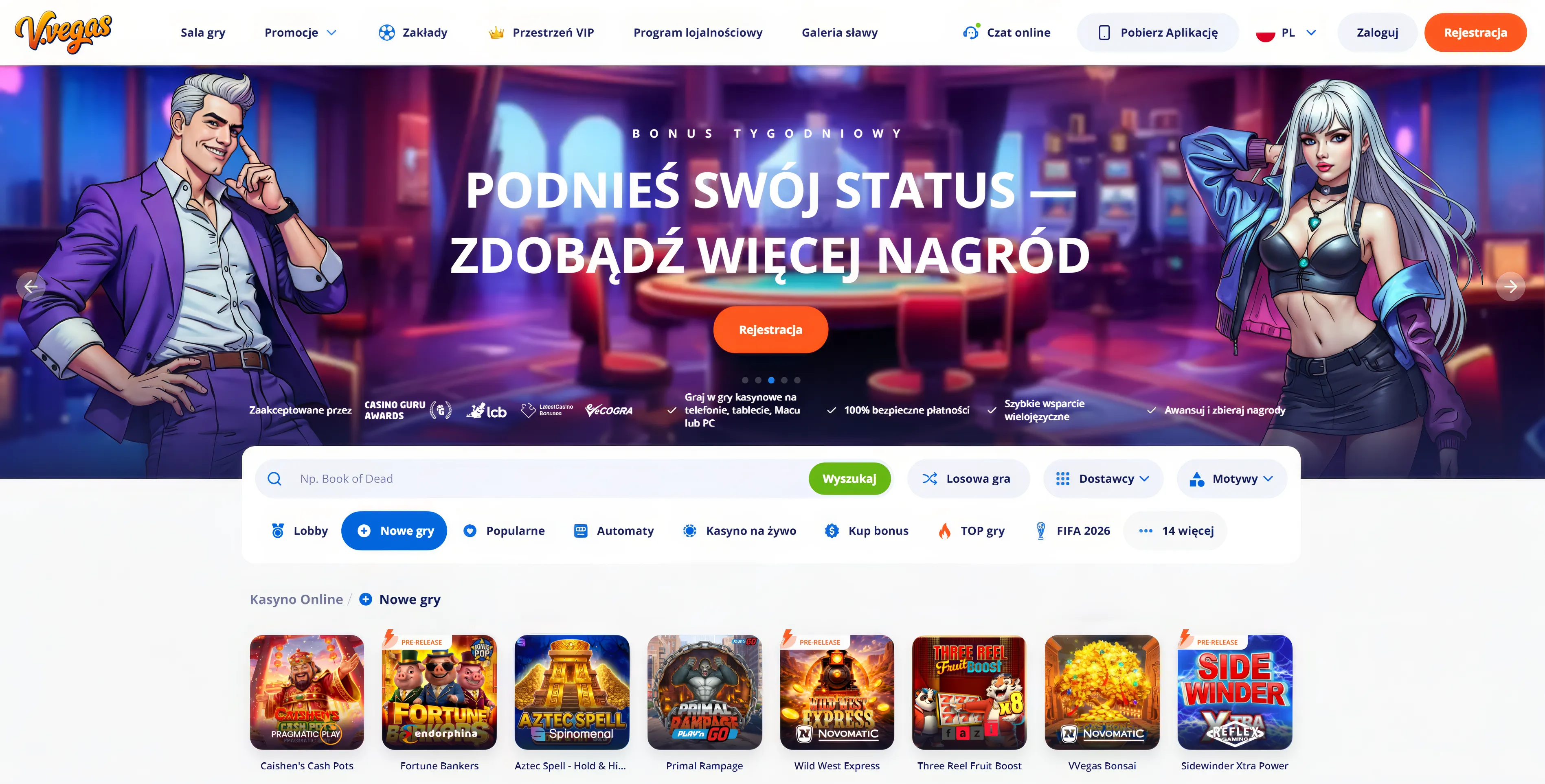 Vulkan Vegas kasyno online dla graczy z Polski